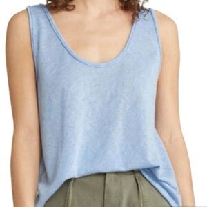 Treasure & Bond U-Neck Swing Tank in Blue Belair XL